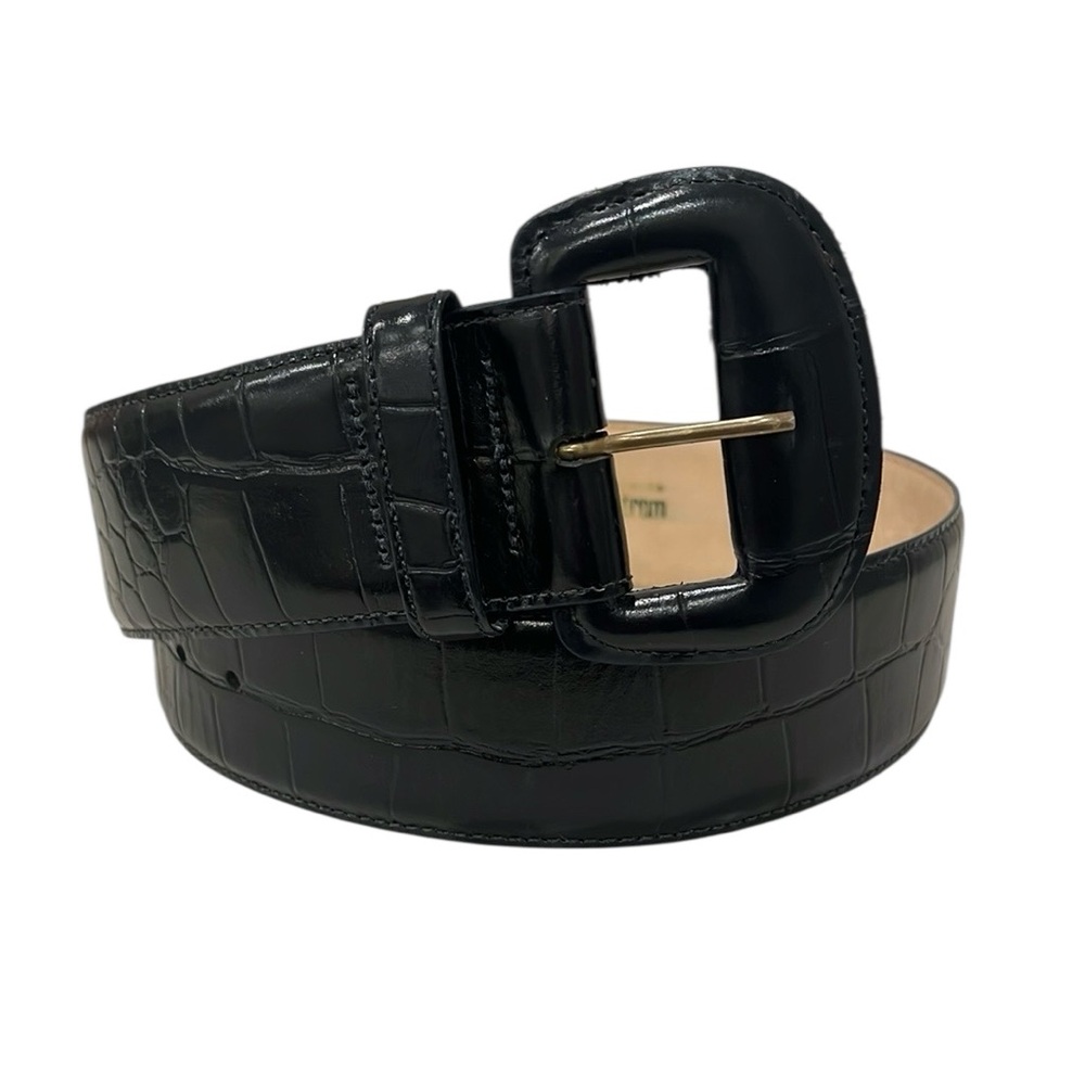 Vintage Nordstrom Alligator Grain Steerhide Leather Belt